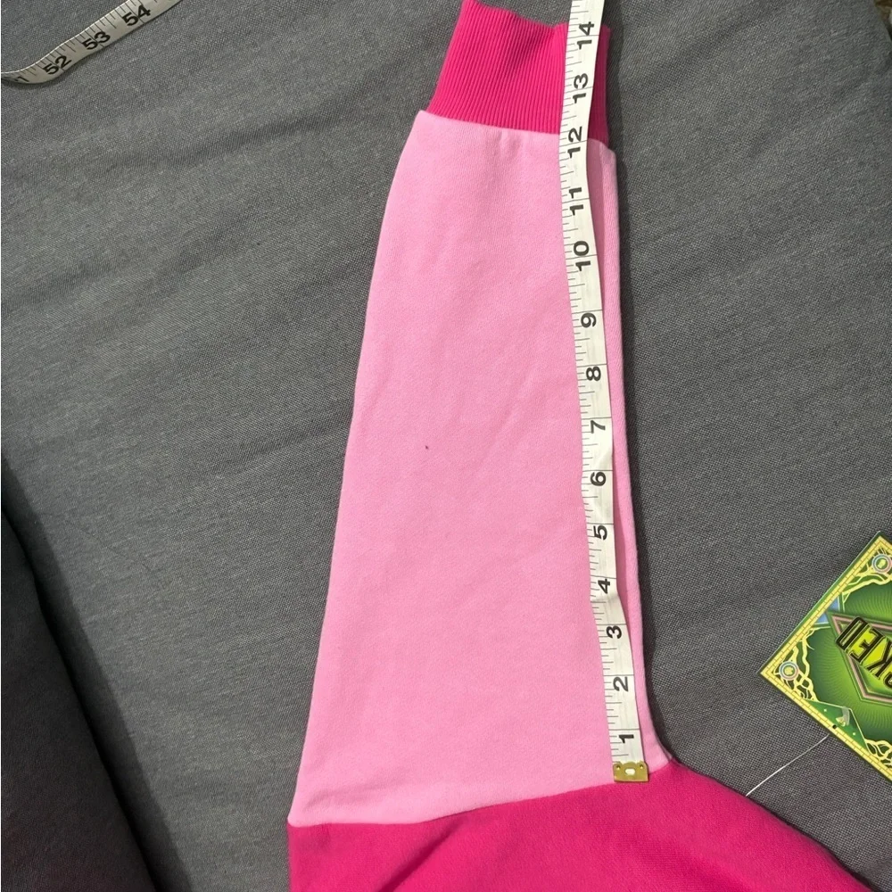 Vibrant Pink and Light Pink Kids' Hoodie